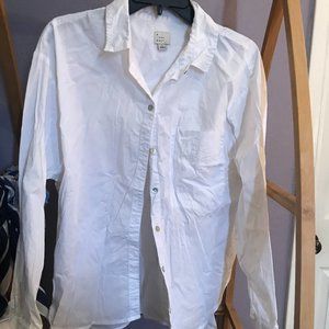 a new day White Button Down Blouse